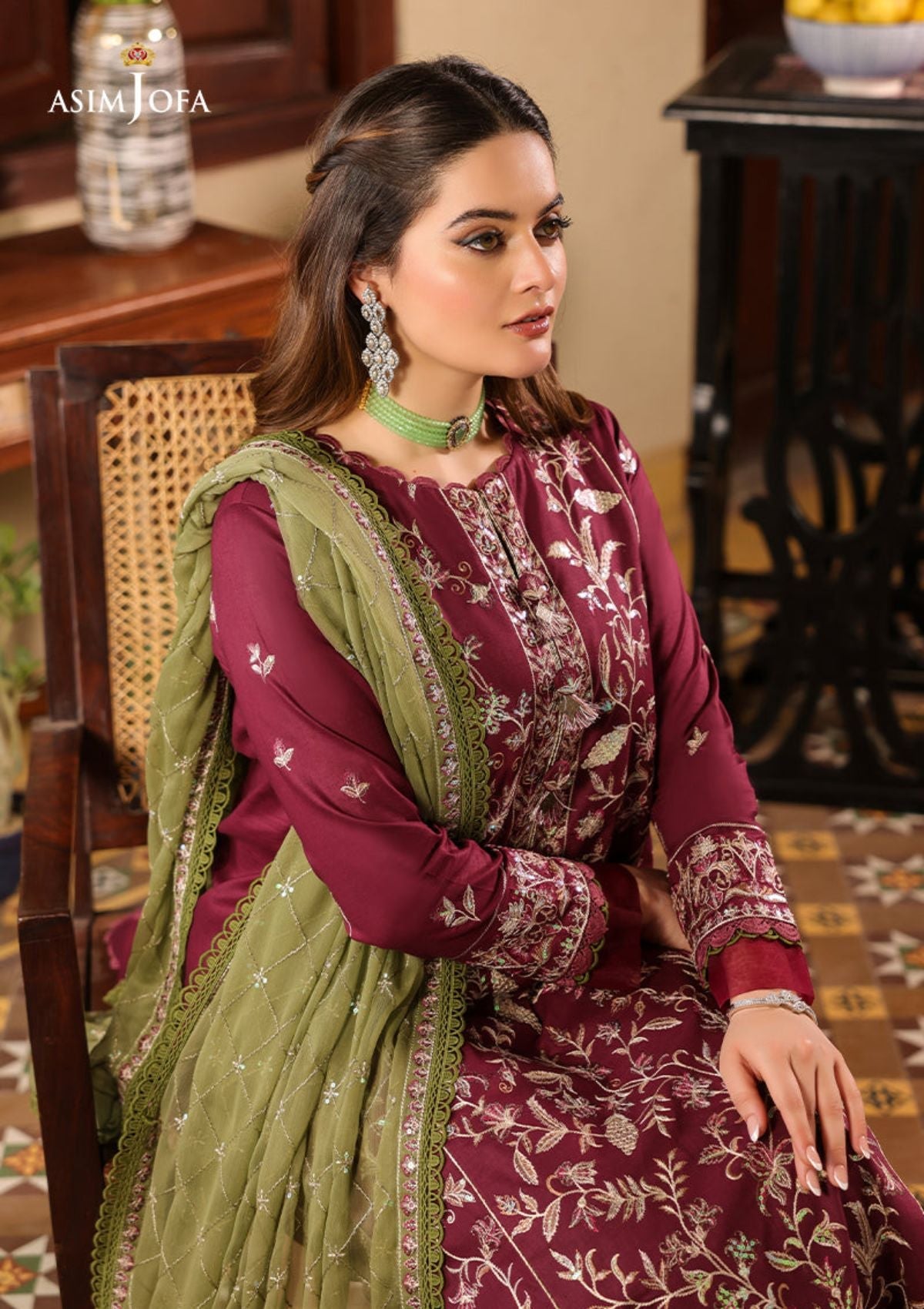 Lawn Collection - Asim Jofa - Zarq Barq - AJZB#11 - Official Asim Jofa - Agha Fabrics UK
