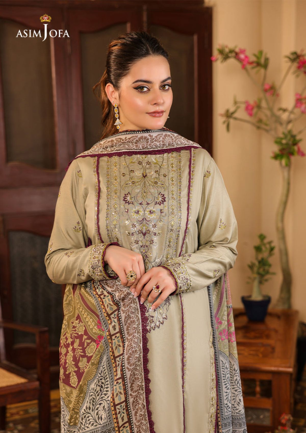 Lawn Collection - Asim Jofa - Zarq Barq - AJZB#25 - Official Asim Jofa - Agha Fabrics UK