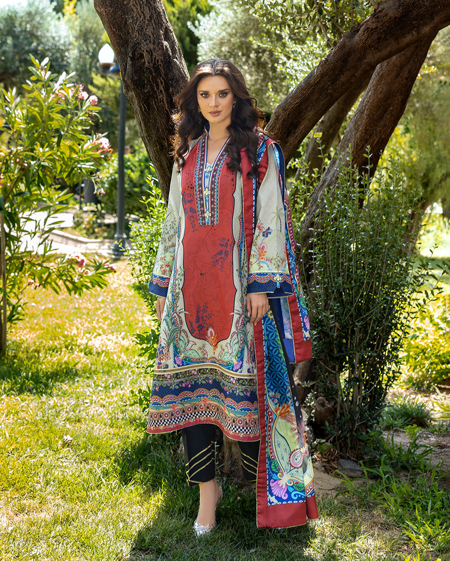 Mushq | Nirvana Printed Silk | Ethereal Gleam