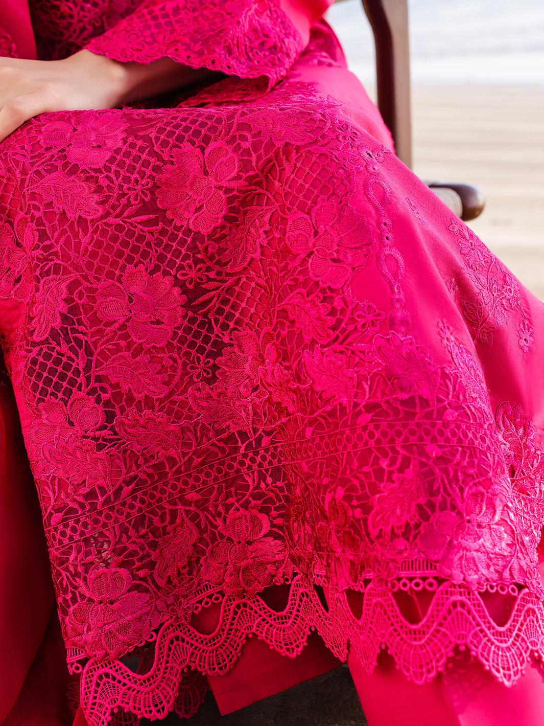 Faiza Faisal | Marine Luxury Lawn 25 | AROHA - Official Lawn - Agha Fabrics UK