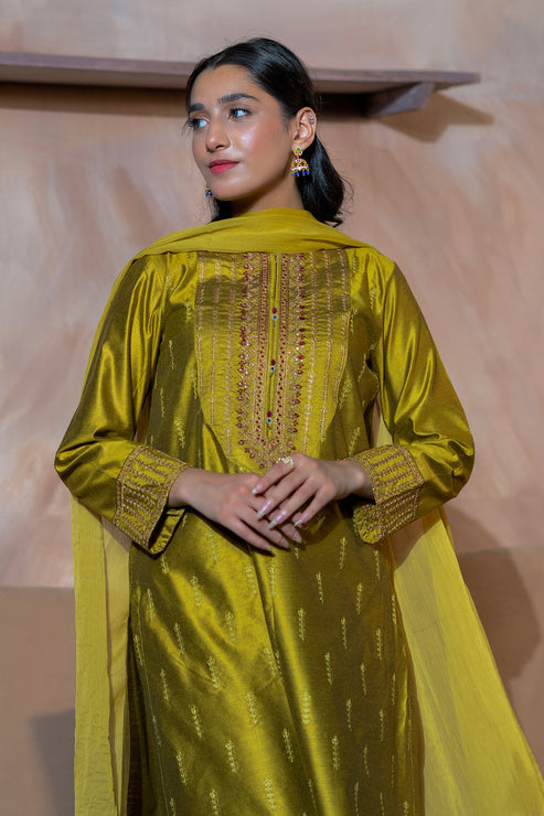 Kross Kulture | Luxury Baharaneh | Tazehro (Olive) KLX-00930