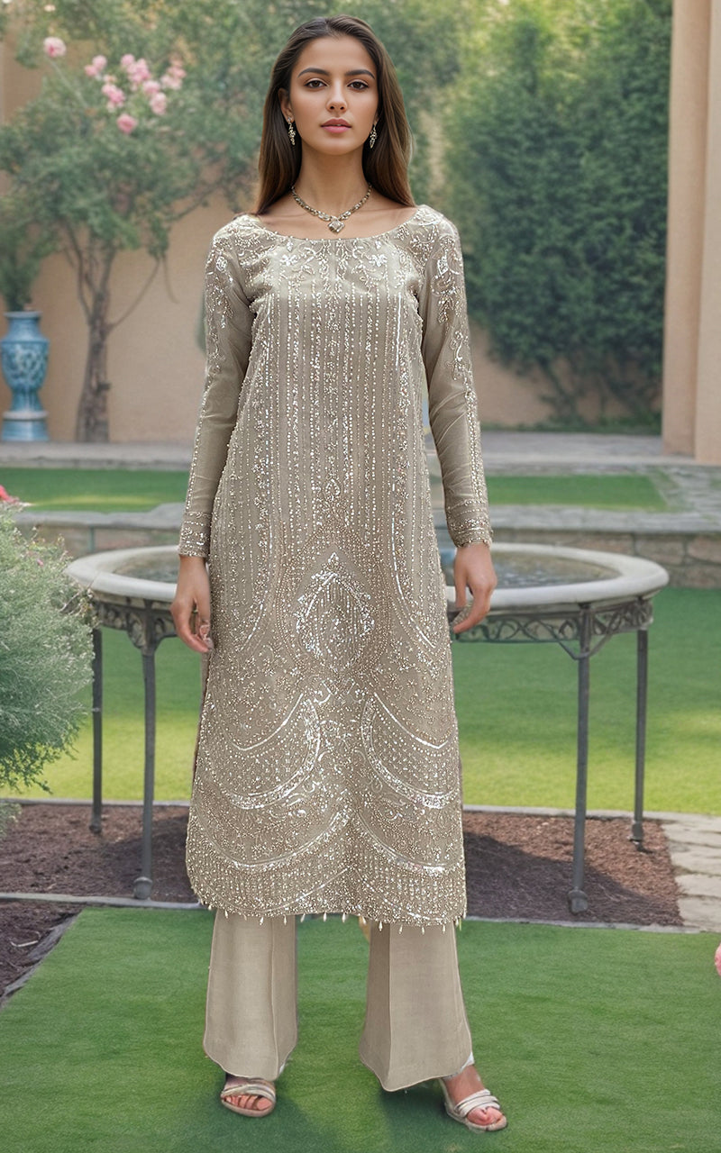 Threads and Motifs | Formal Dresses 25 | Embroidered Shirt With Trouser