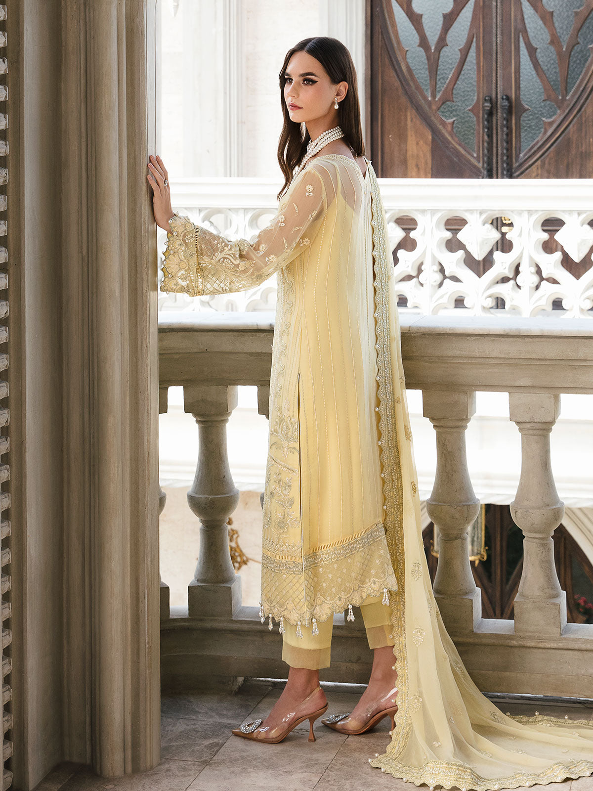 Gulaal | Embroidered Chiffon | SAHAR 04 - Official Gulaal - Agha Fabrics UK