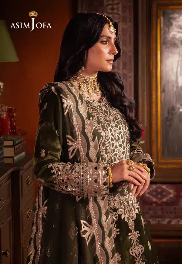 Asim Jofa | Makhmal Wedding Velvet 23 | AJMM-05 - Official Asim Jofa - Agha Fabrics UK