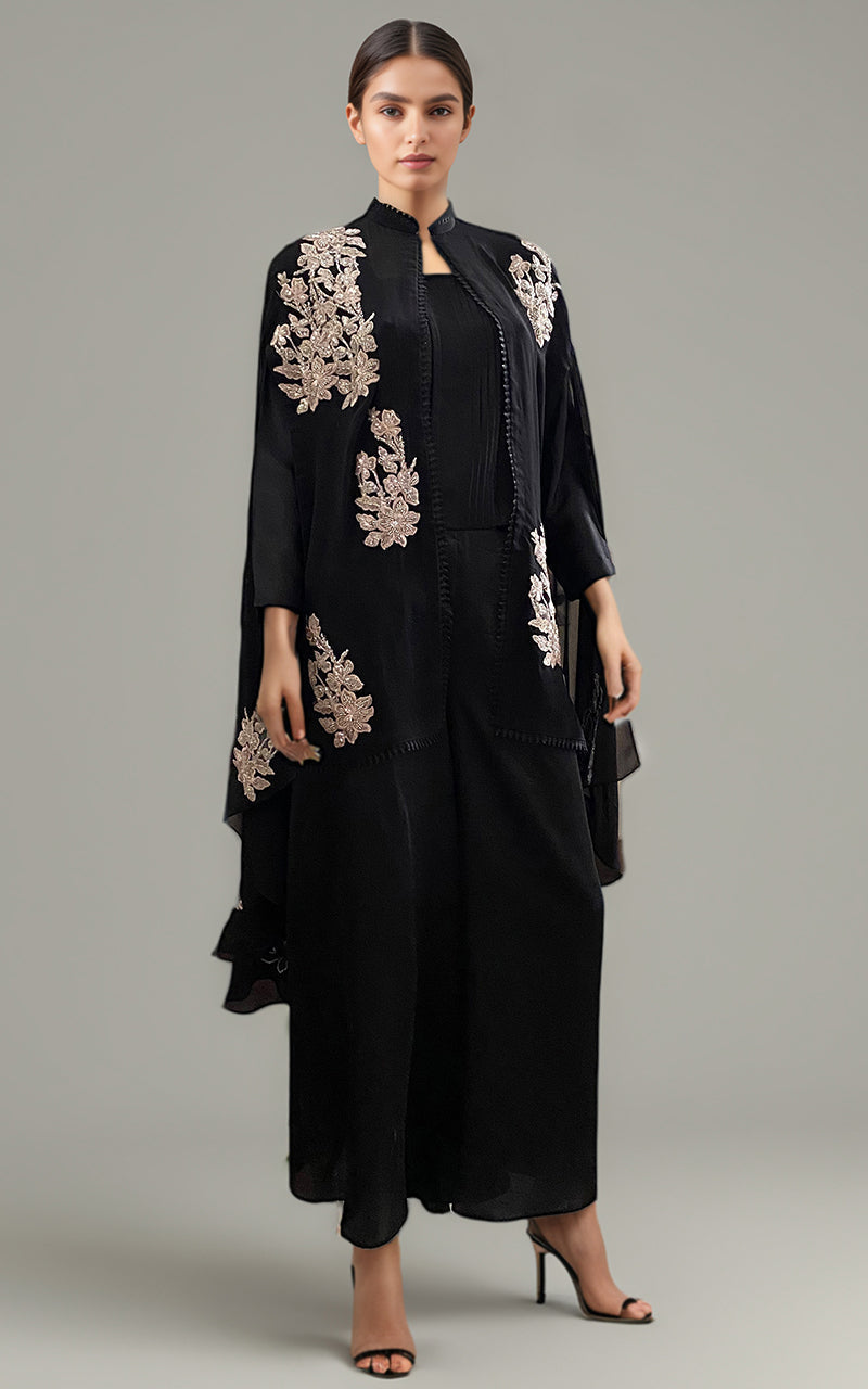 Threads and Motifs | Formal Dresses 25 | Embroidered Cape With Trouser