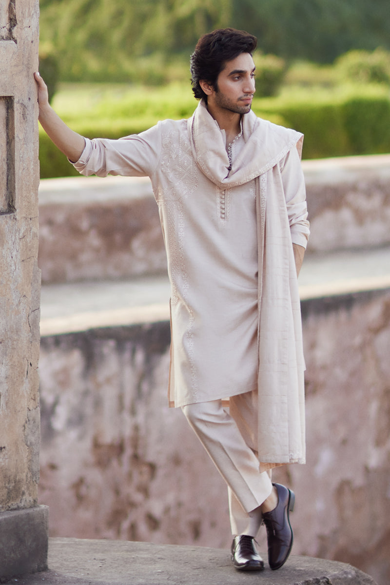Pakistani Menswear | Qalamkar | BQ-04 - Official Qalamkar - Agha Fabrics UK