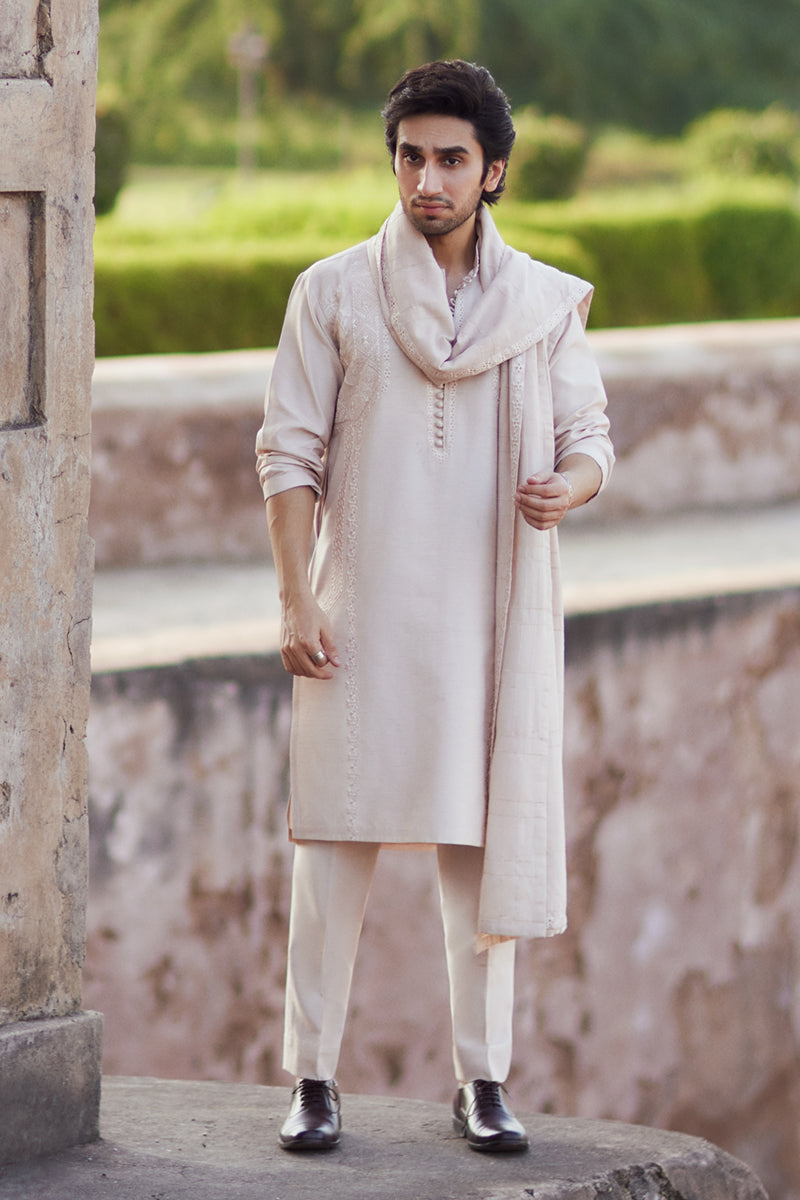 Pakistani Menswear | Qalamkar | BQ-04 - Official Qalamkar - Agha Fabrics UK