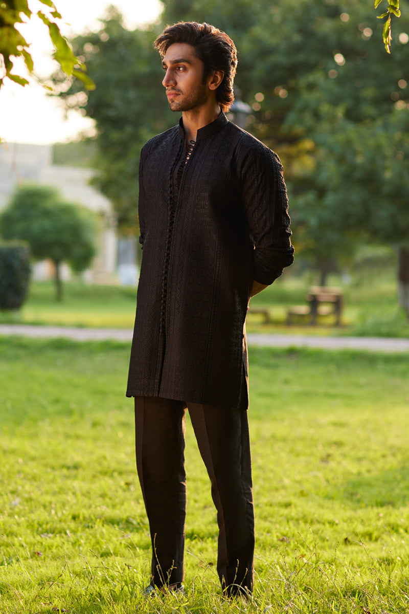 Pakistani Menswear | Qalamkar | BQ-01 - Official Qalamkar - Agha Fabrics UK