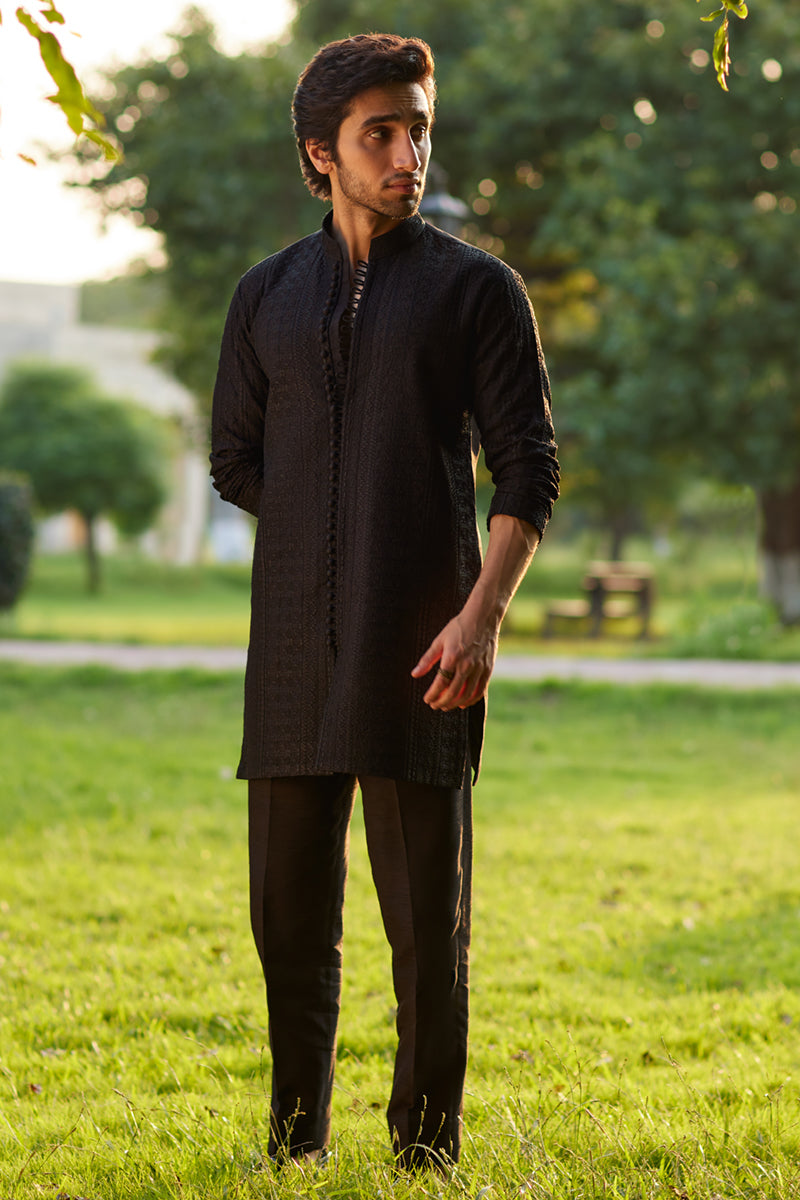 Pakistani Menswear | Qalamkar | BQ-01 - Official Qalamkar - Agha Fabrics UK