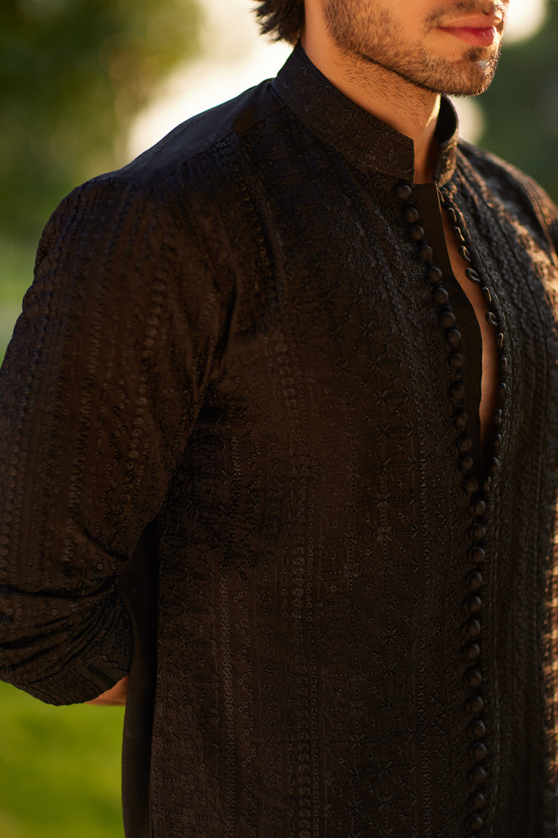 Pakistani Menswear | Qalamkar | BQ-01 - Official Qalamkar - Agha Fabrics UK