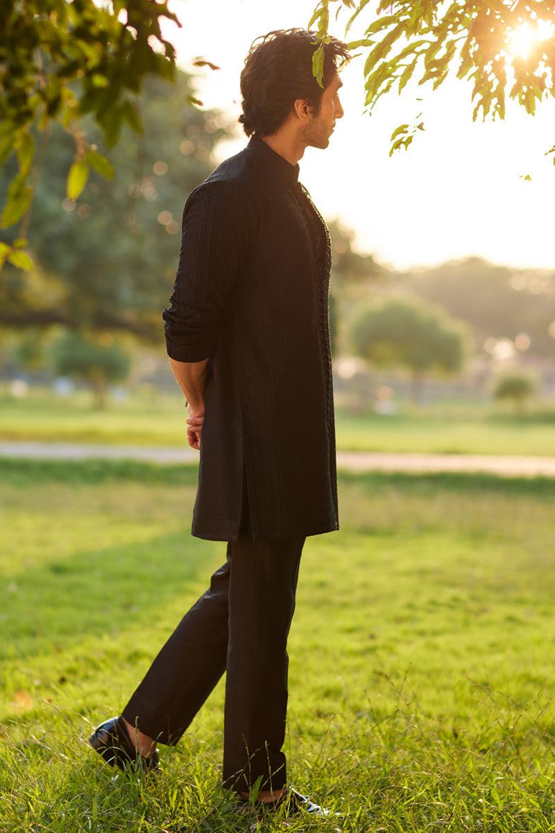 Pakistani Menswear | Qalamkar | BQ-01 - Official Qalamkar - Agha Fabrics UK