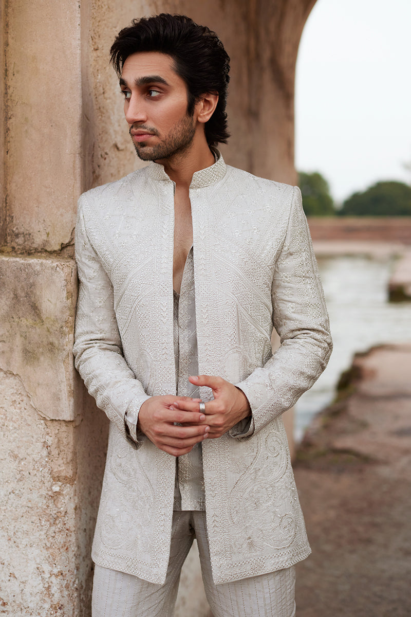 Pakistani Menswear | Qalamkar | BQ-03 - Official Qalamkar - Agha Fabrics UK