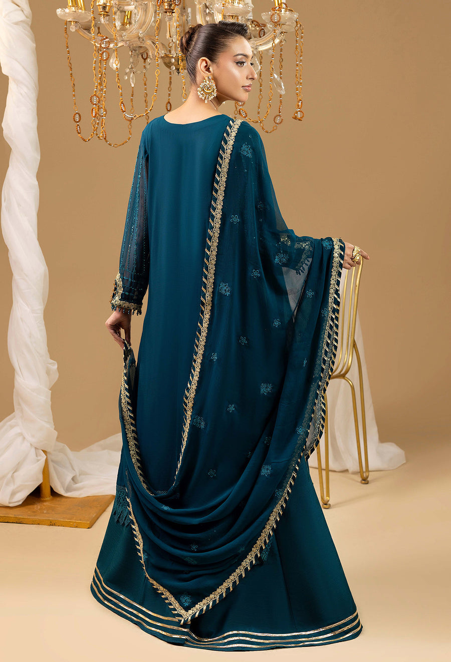 Adans Libas | Chiffon 25 | 7588 H - Official Adans Libas - Agha Fabrics UK