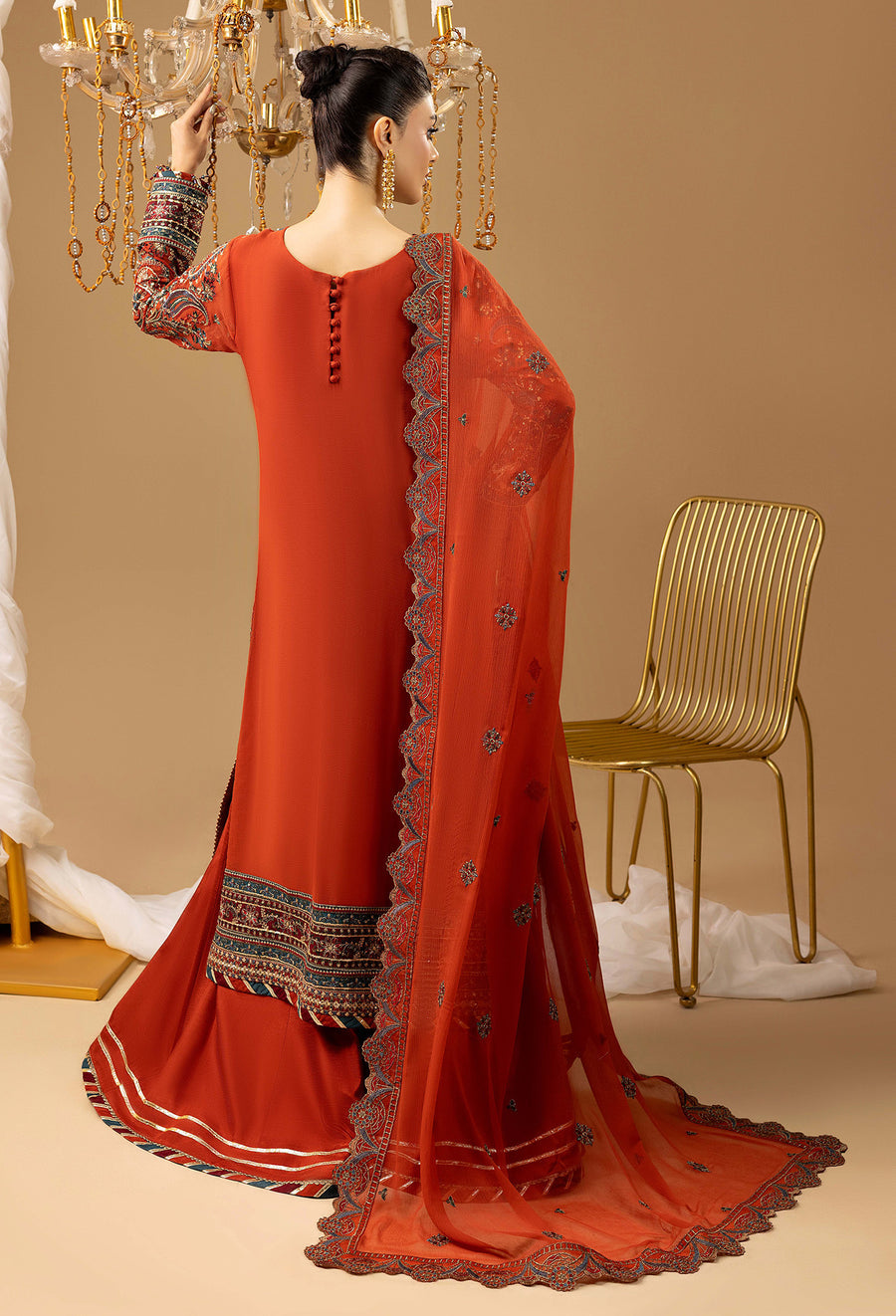 Adans Libas | Chiffon 25 | 7581 G - Official Adans Libas - Agha Fabrics UK