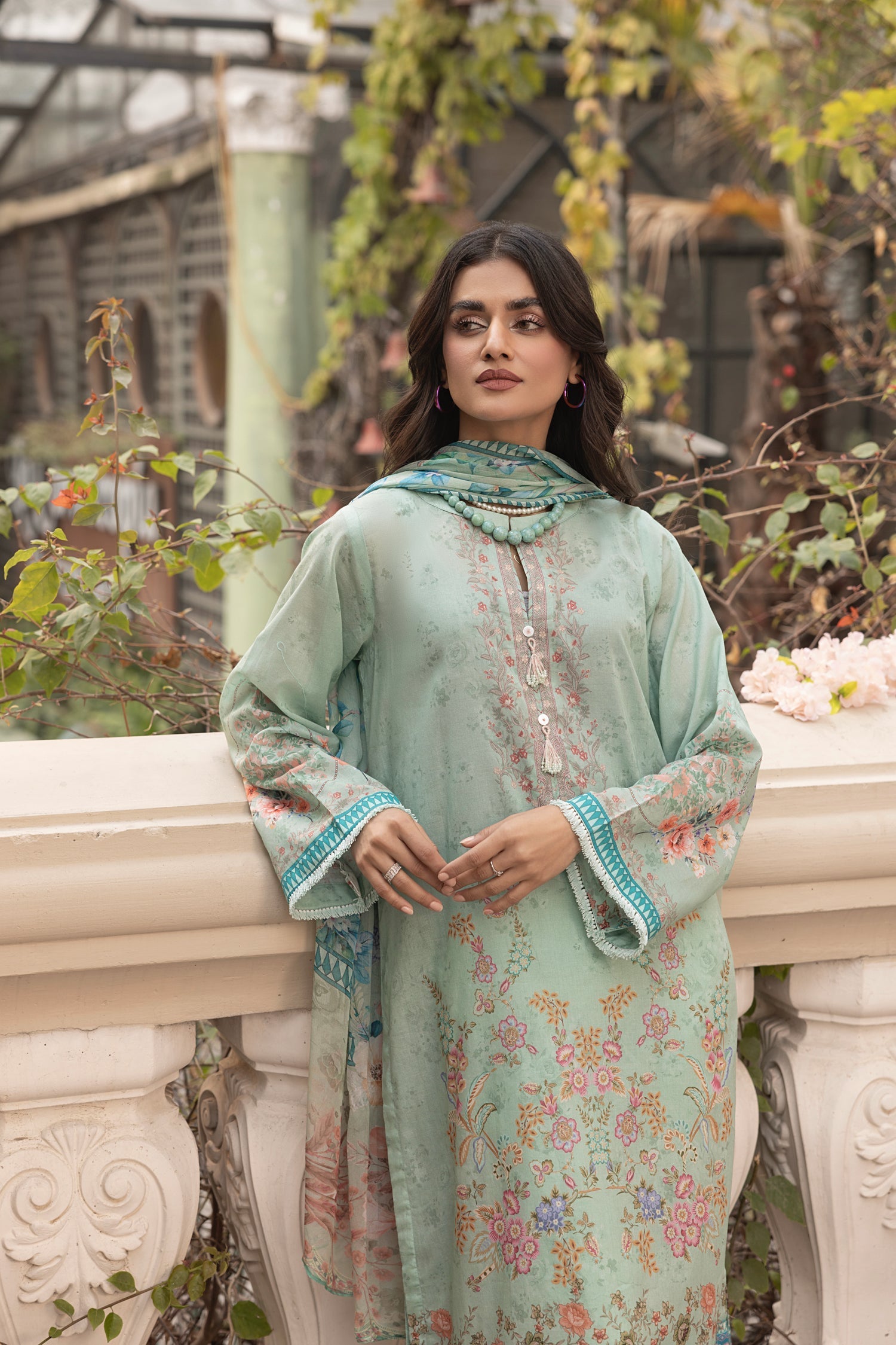 LSM | Embroidered and Printed Lawn | LG-MM-0300