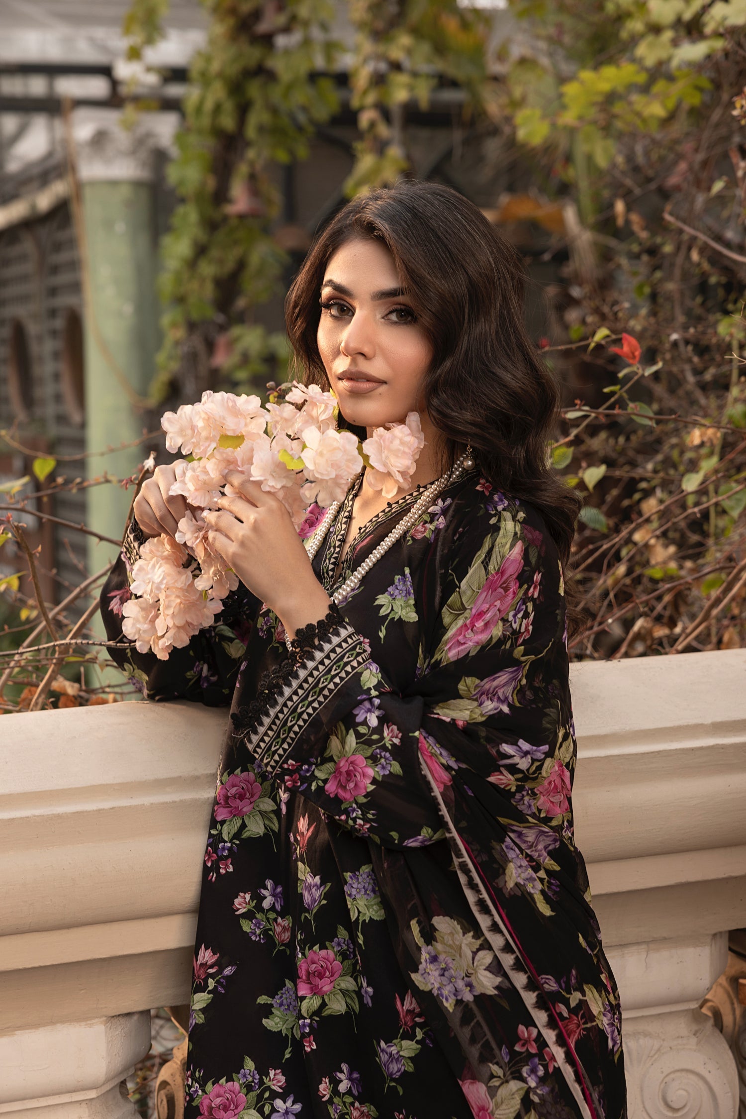 LSM | Embroidered and Printed Lawn | LG-MM-0305