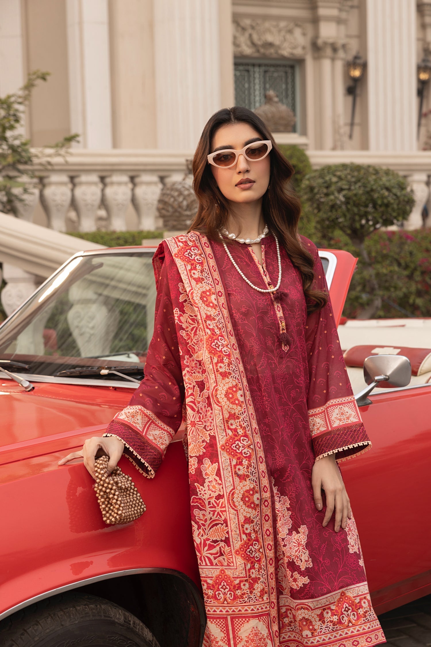 LSM | Embroidered and Printed Lawn | LG-AR-0116