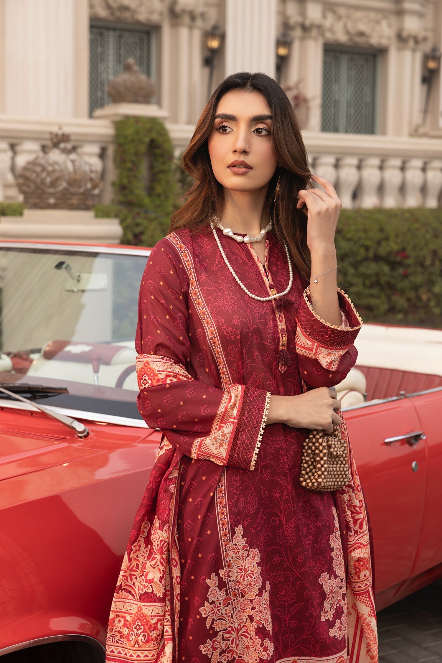 LSM | Embroidered and Printed Lawn | LG-AR-0116