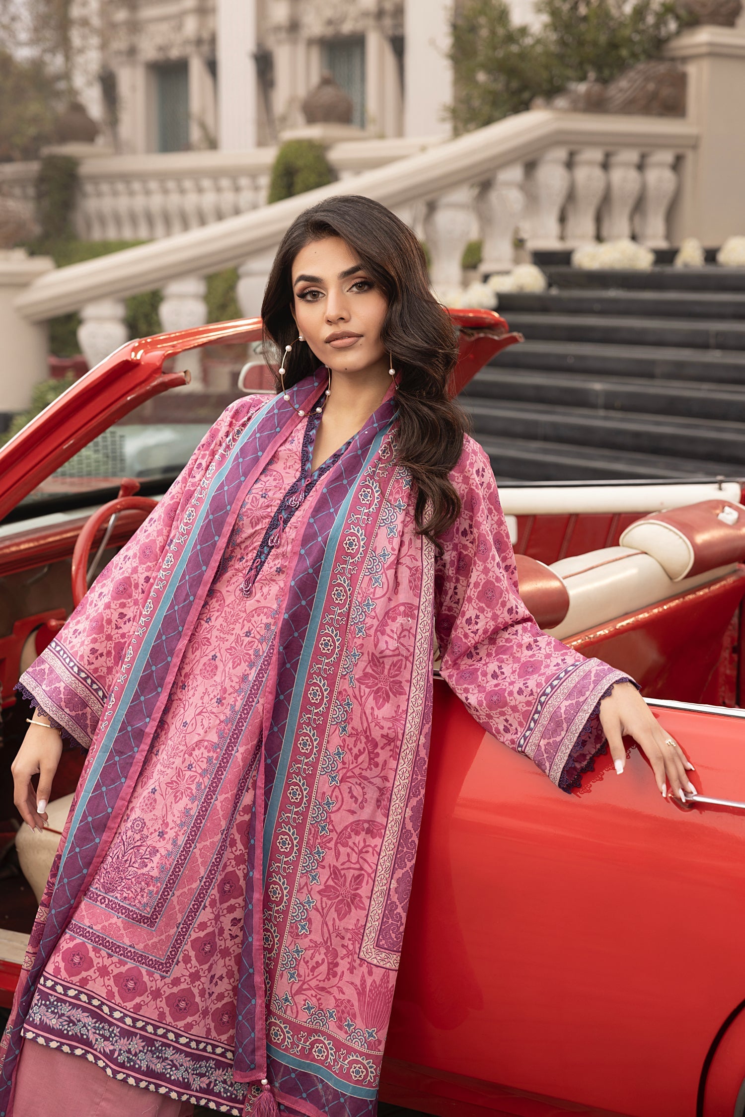 LSM | Embroidered and Printed Lawn | LG-RL-0166