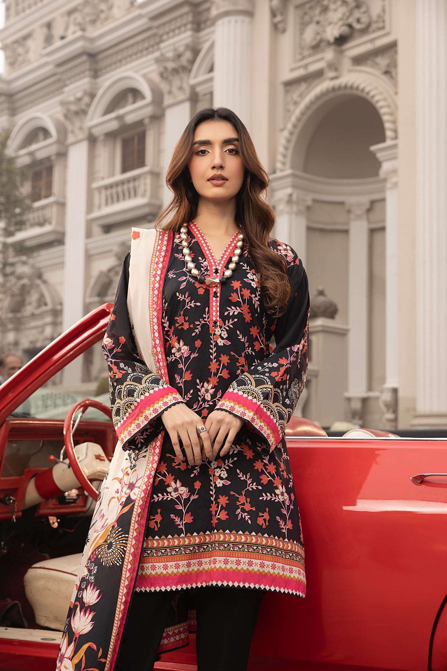 LSM | Embroidered and Printed Lawn | LG-RL-0167