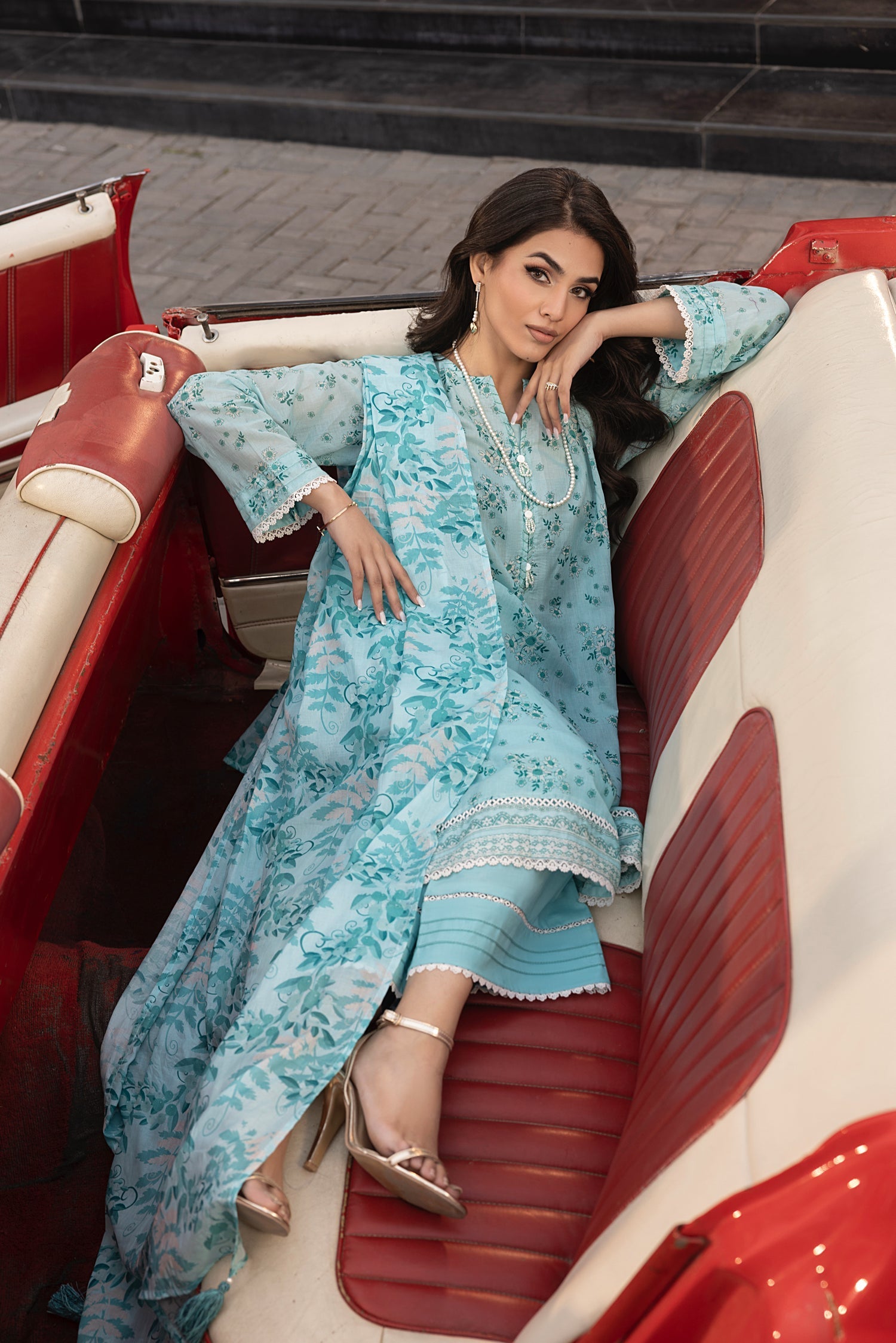 LSM | Embroidered and Printed Lawn | LG-MM-0263