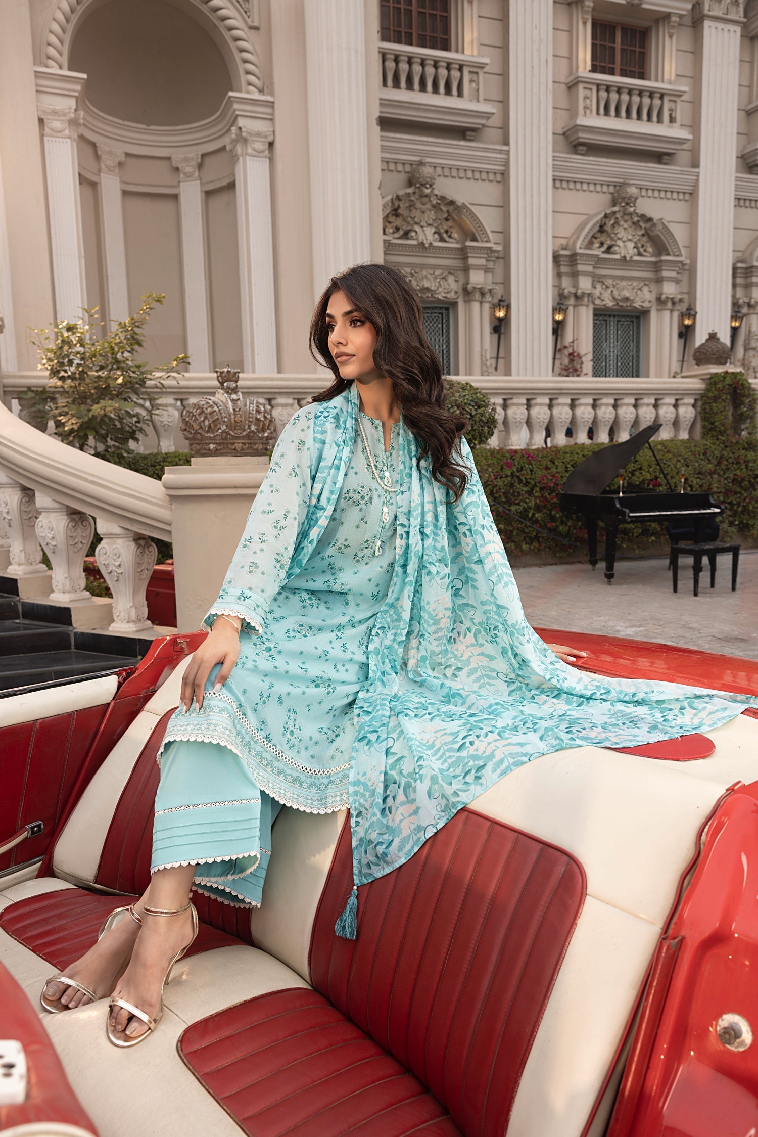 LSM | Embroidered and Printed Lawn | LG-MM-0263