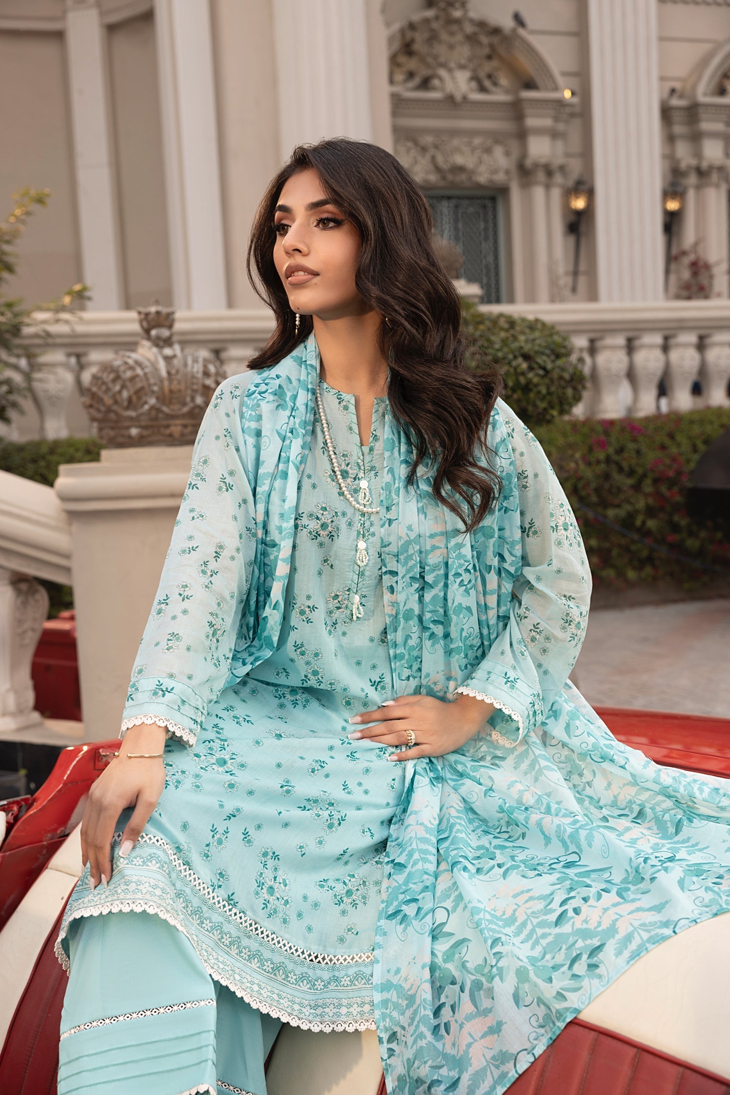 LSM | Embroidered and Printed Lawn | LG-MM-0263