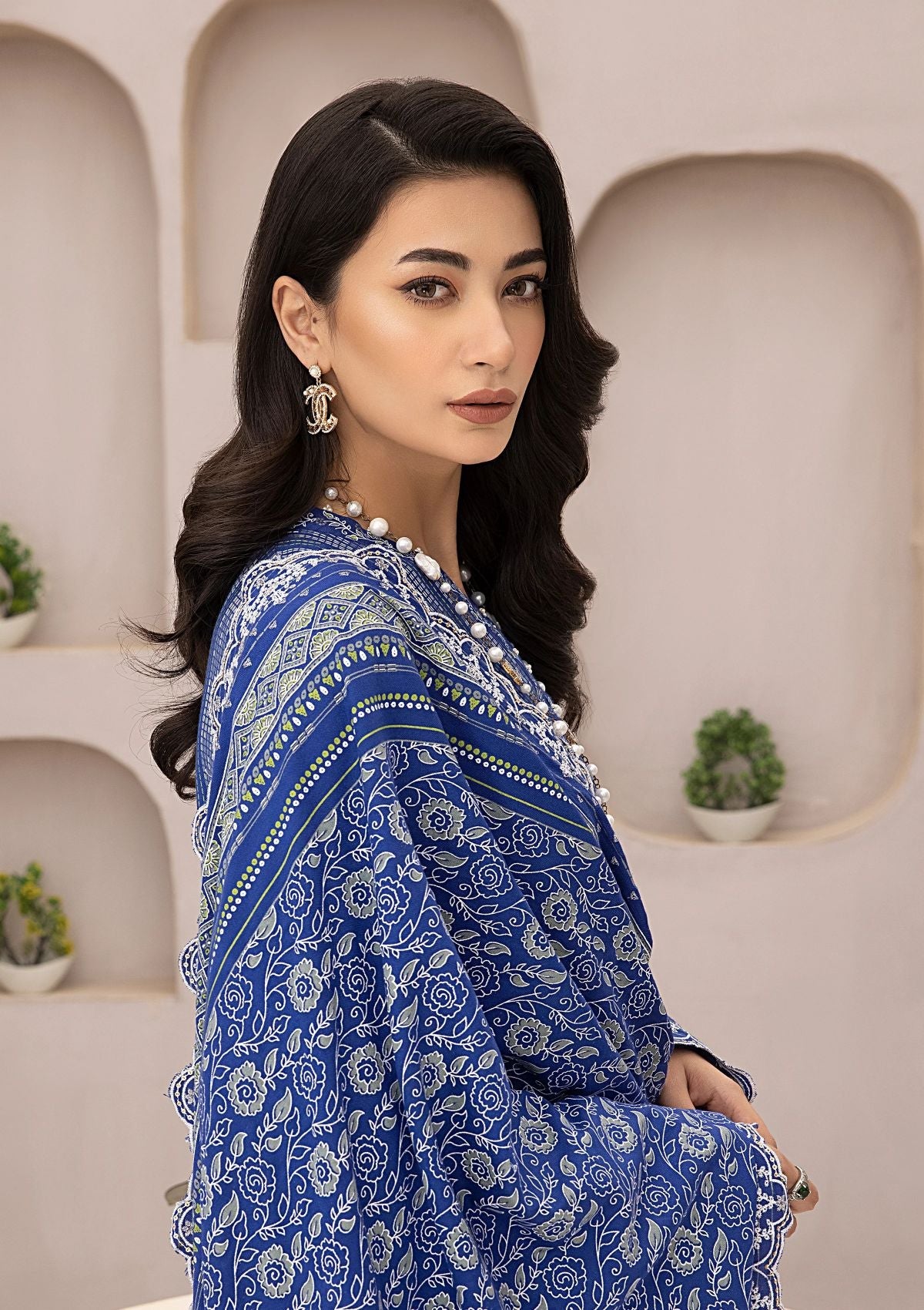 Winter Collection - Lakhany - Embroidered Unstitched - D#0101 - Official Lakhany - Agha Fabrics UK