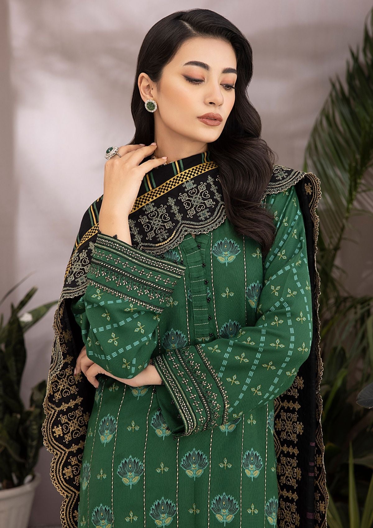 Winter Collection - Lakhany - Embroidered Unstitched - D#0140 - Official Lakhany - Agha Fabrics UK