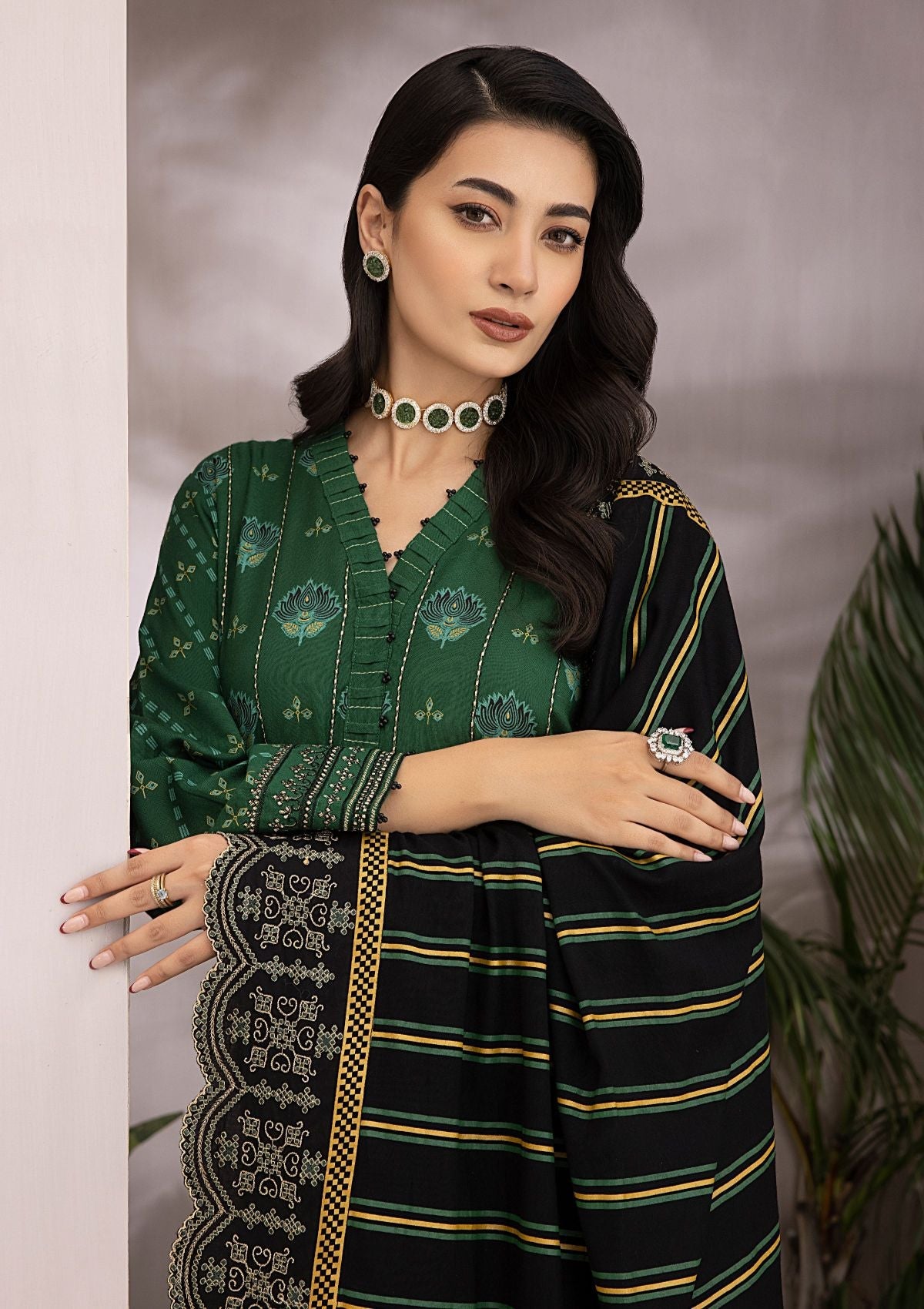 Winter Collection - Lakhany - Embroidered Unstitched - D#0140 - Official Lakhany - Agha Fabrics UK