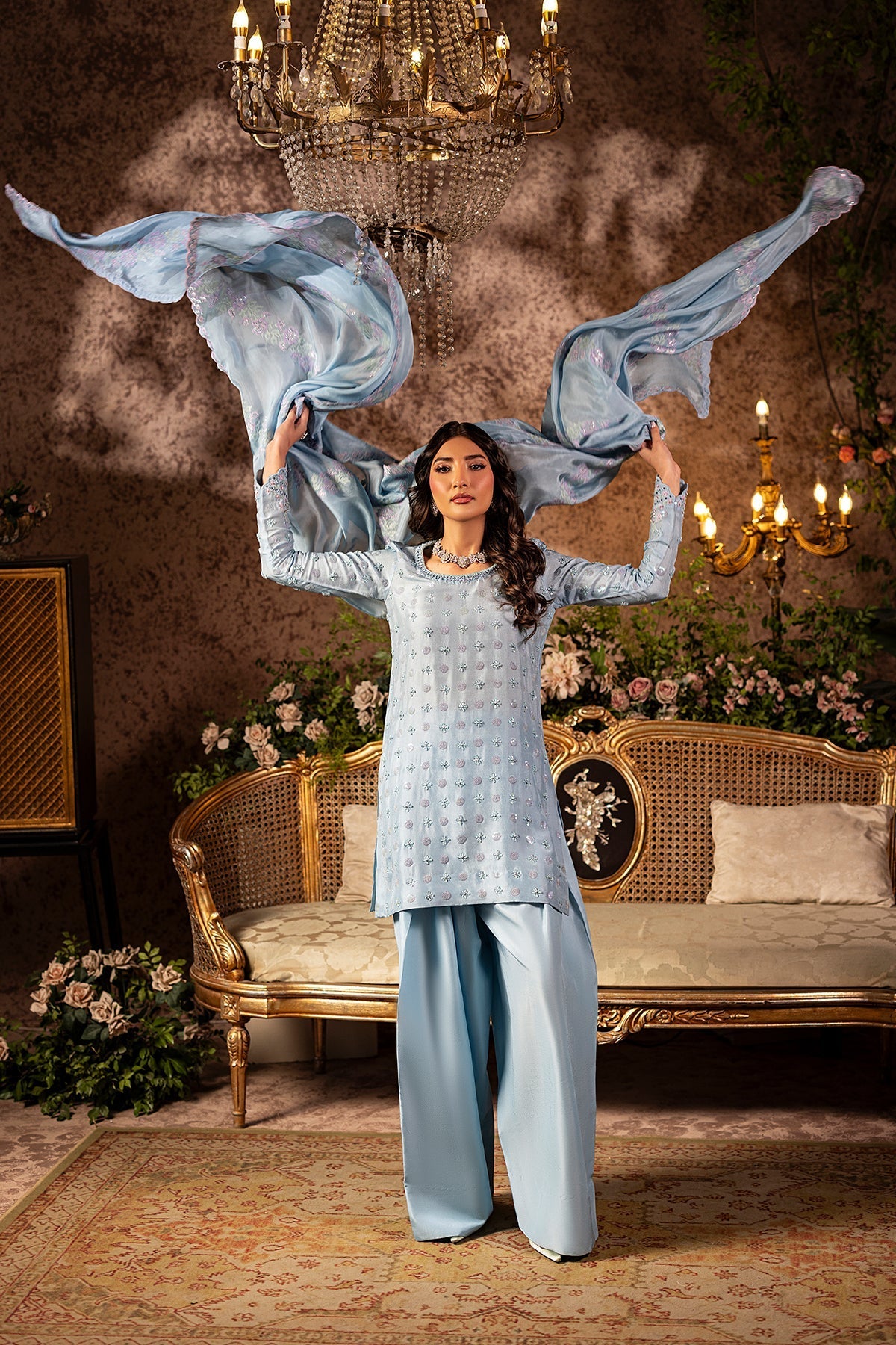 Mina Kashif | Loona Lawn 25 | Sapphire