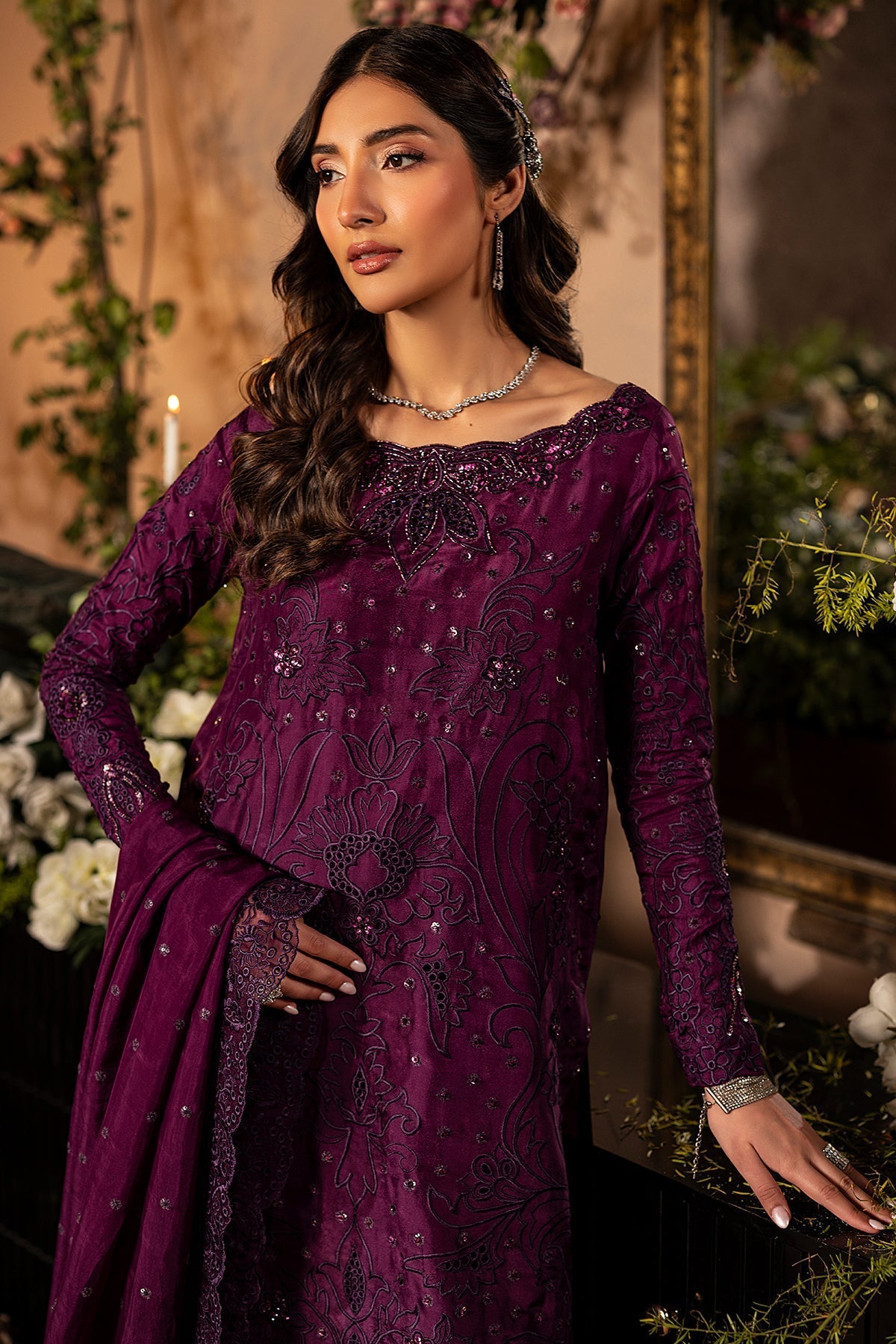 Mina Kashif | Loona Lawn 25 | Jade