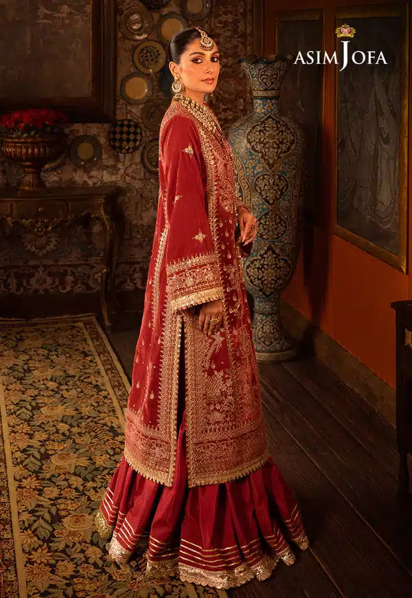 Asim Jofa | Makhmal Wedding Velvet 23 | AJMM-10 - Official Asim Jofa - Agha Fabrics UK