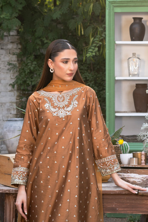 Kross Kulture | Luxury Baharaneh | Baharaneh (Rust) KLX-00681