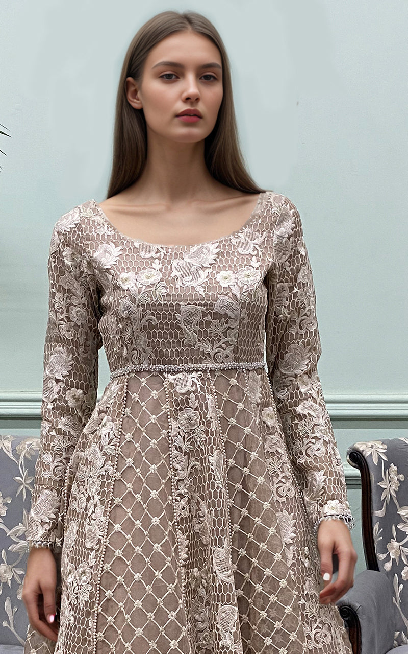 Threads and Motifs | Formal Dresses 25 | Organza Embroidered Maxi