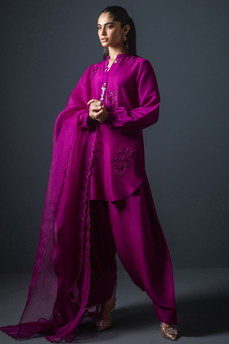 Sana Abbas | Luxury Pret | Pink Sapphire - Official Sana Abbas - Agha Fabrics UK