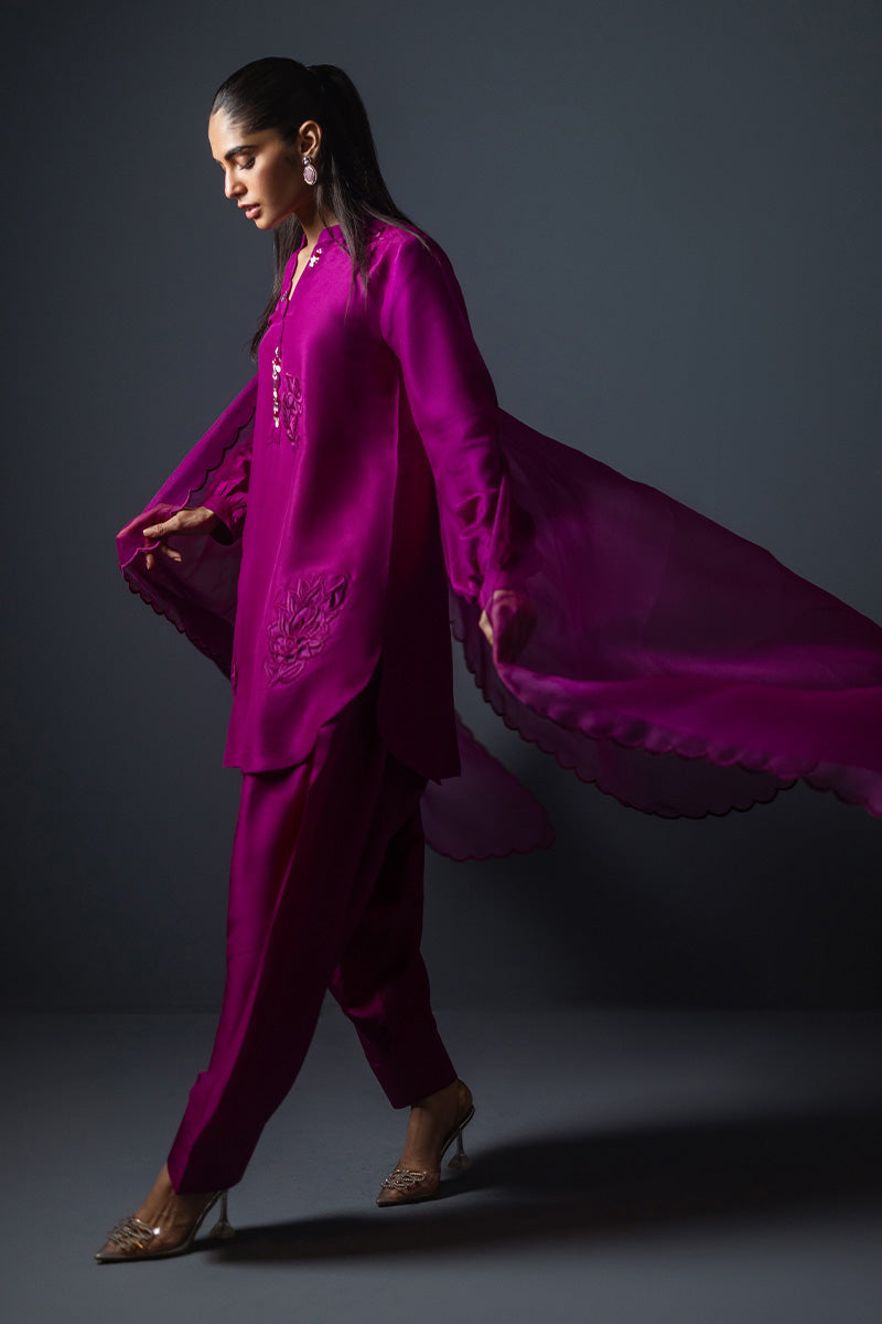 Sana Abbas | Luxury Pret | Pink Sapphire - Official Sana Abbas - Agha Fabrics UK