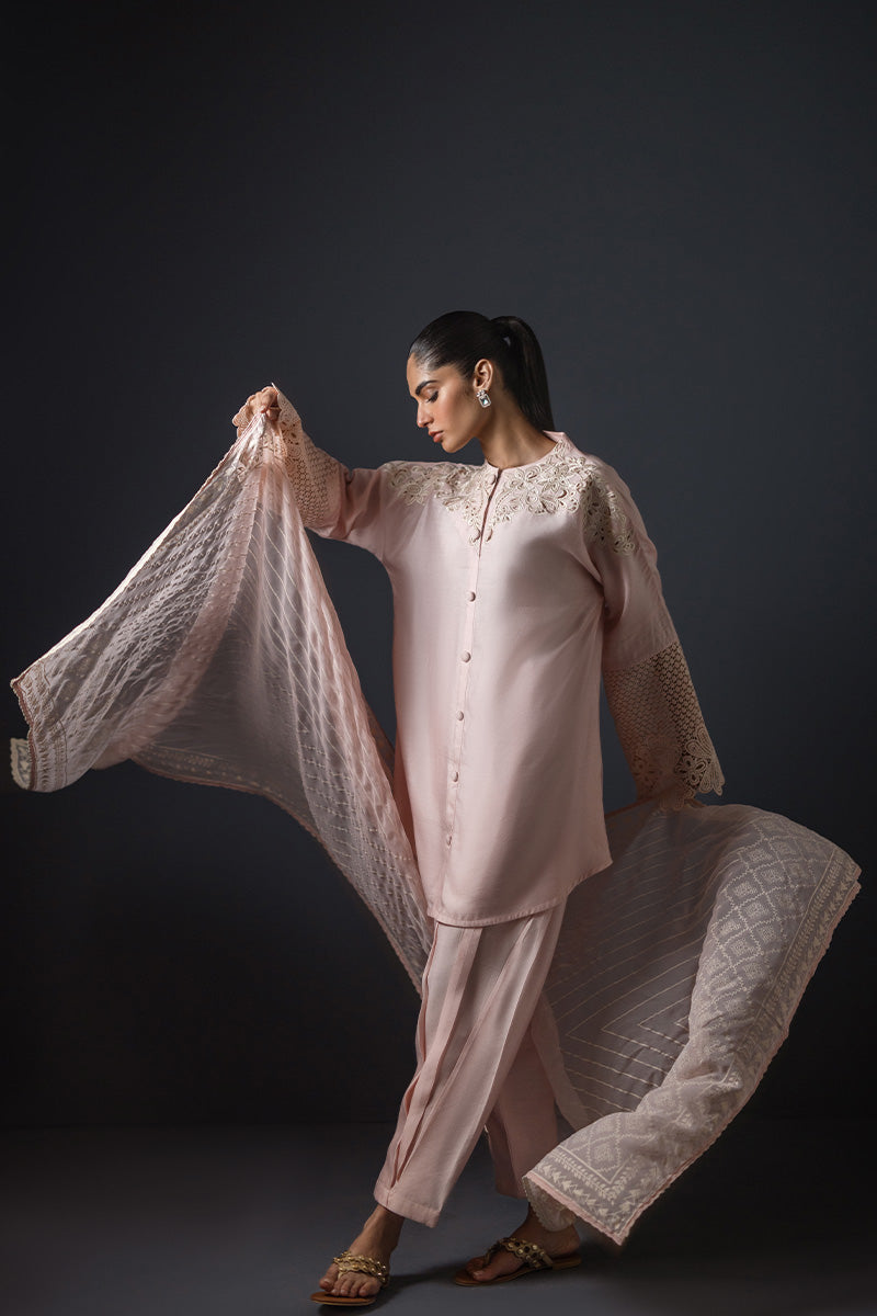 Sana Abbas | Luxury Pret | Pink Calcite - Official Sana Abbas - Agha Fabrics UK
