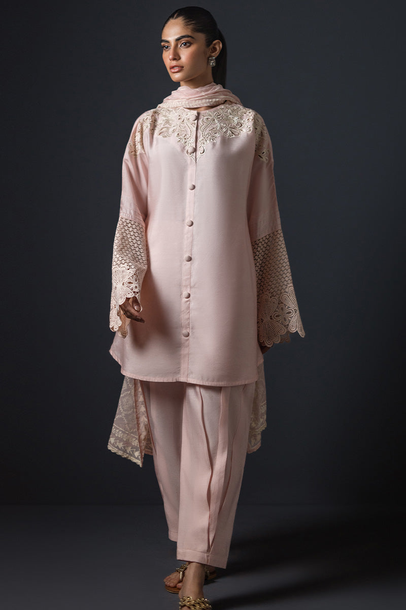 Sana Abbas | Luxury Pret | Pink Calcite - Official Sana Abbas - Agha Fabrics UK