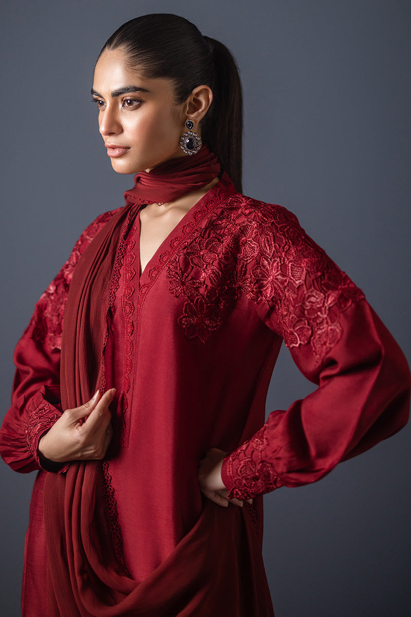 Sana Abbas | Luxury Pret | Red Jasper - Official Sana Abbas - Agha Fabrics UK