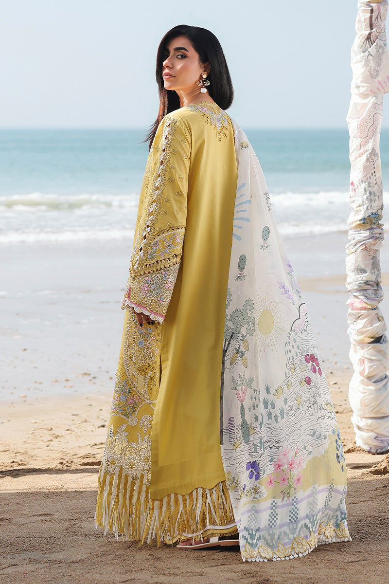 Qalamkar | Sahil Luxury Lawn 26 | SA-07 HIRA