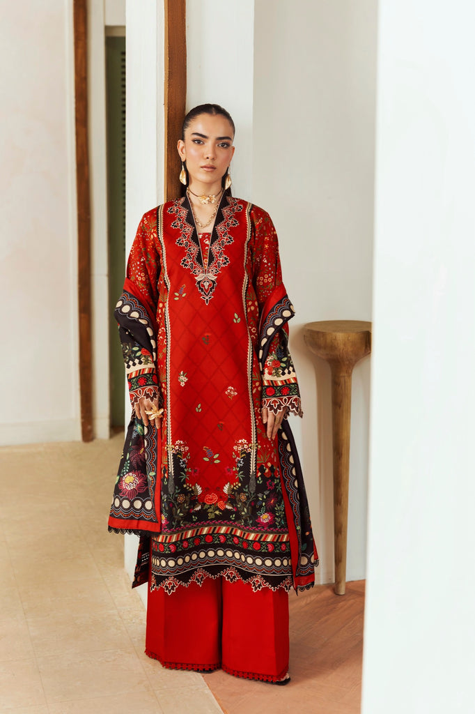 Rajbari | Nissa Marina Premium 25 | Nissa Marina Premium 3 pc. 09 - Official Rajbari - Agha Fabrics UK