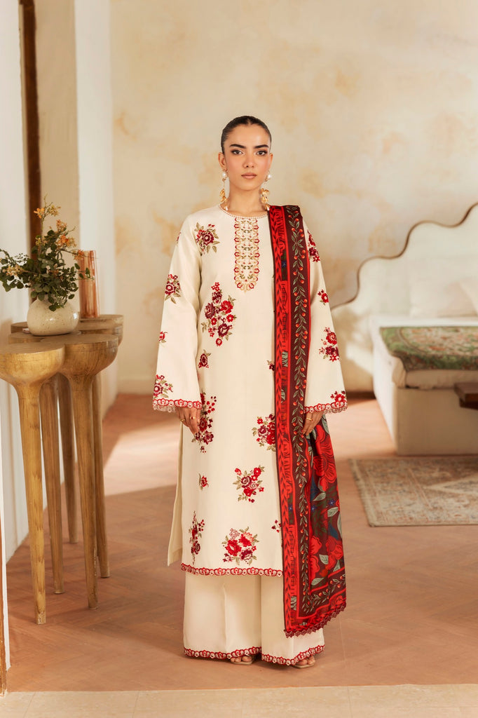 Rajbari | Nissa Marina Premium 25 | Nissa Marina Premium 3 pc. 01 - Official Rajbari - Agha Fabrics UK