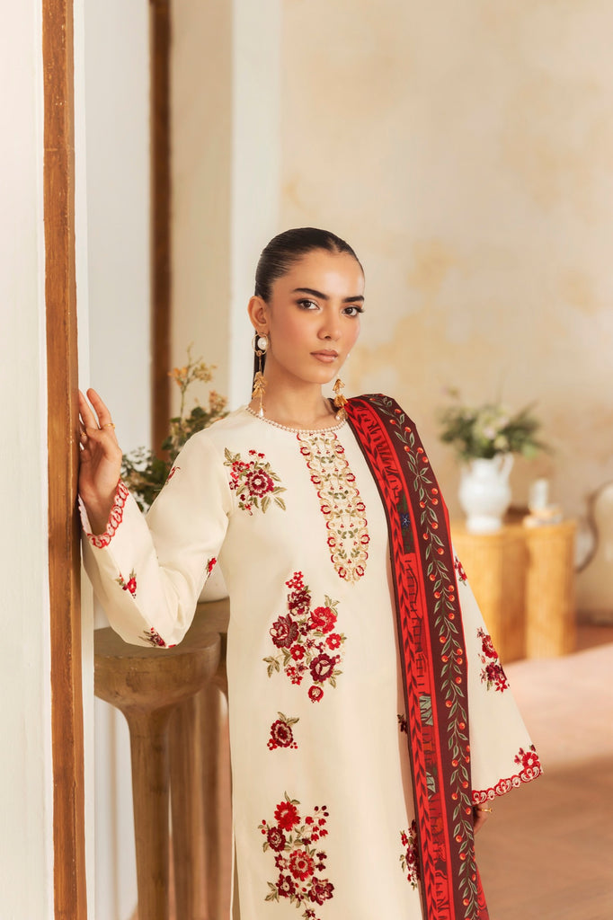 Rajbari | Nissa Marina Premium 25 | Nissa Marina Premium 3 pc. 01 - Official Rajbari - Agha Fabrics UK