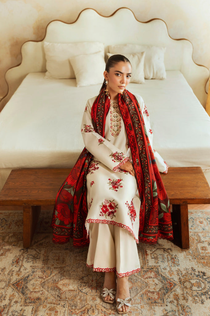 Rajbari | Nissa Marina Premium 25 | Nissa Marina Premium 3 pc. 01 - Official Rajbari - Agha Fabrics UK