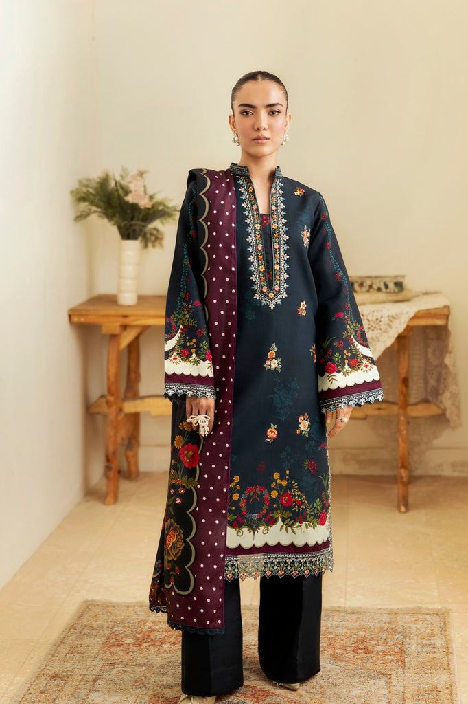 Rajbari | Nissa Marina Premium 25 | Nissa Marina Premium 3 pc. 02 - Official Rajbari - Agha Fabrics UK