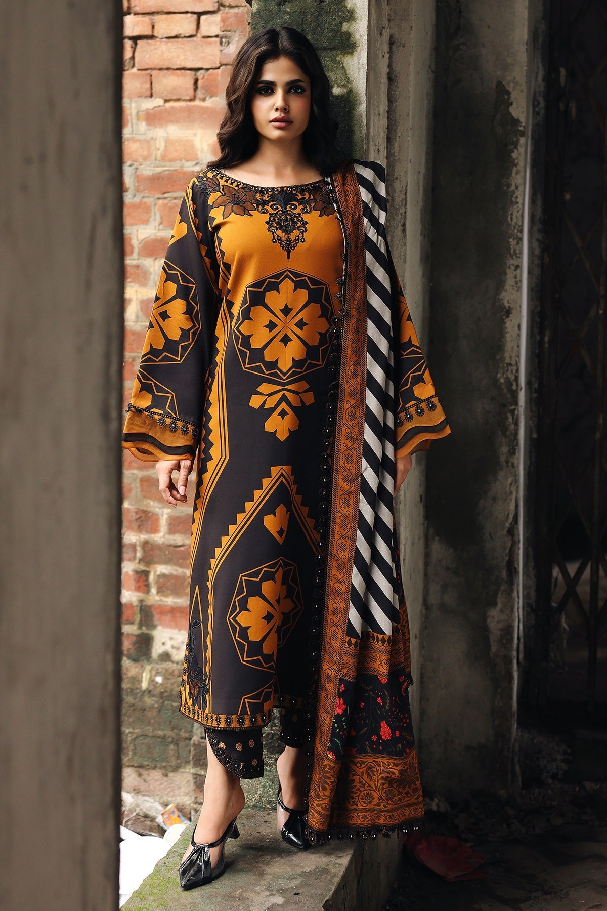 Charizma | Combination Winter 25 | CCW6-13 - Official Charzima - Agha Fabrics UK