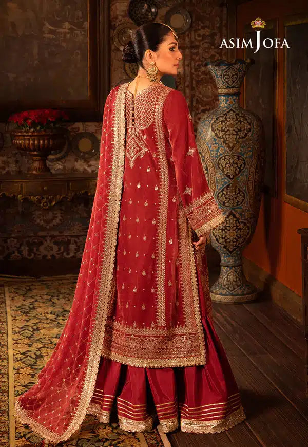 Asim Jofa | Makhmal Wedding Velvet 23 | AJMM-10 - Official Asim Jofa - Agha Fabrics UK