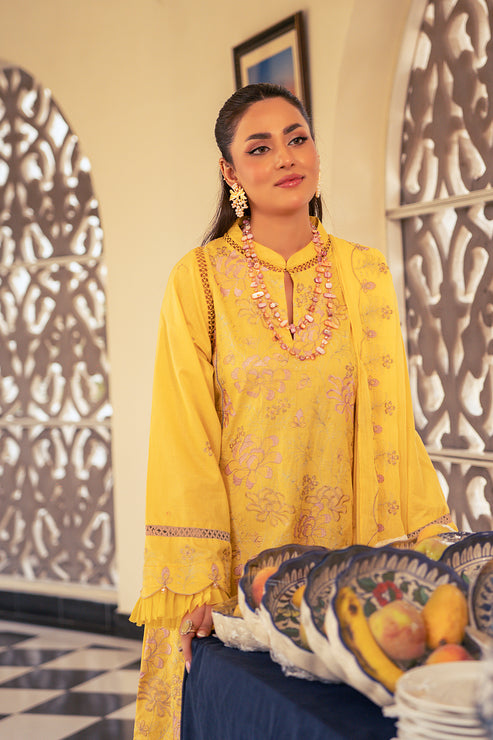 Kross Kulture | Luxury Baharaneh | Buttercup KLX-00729