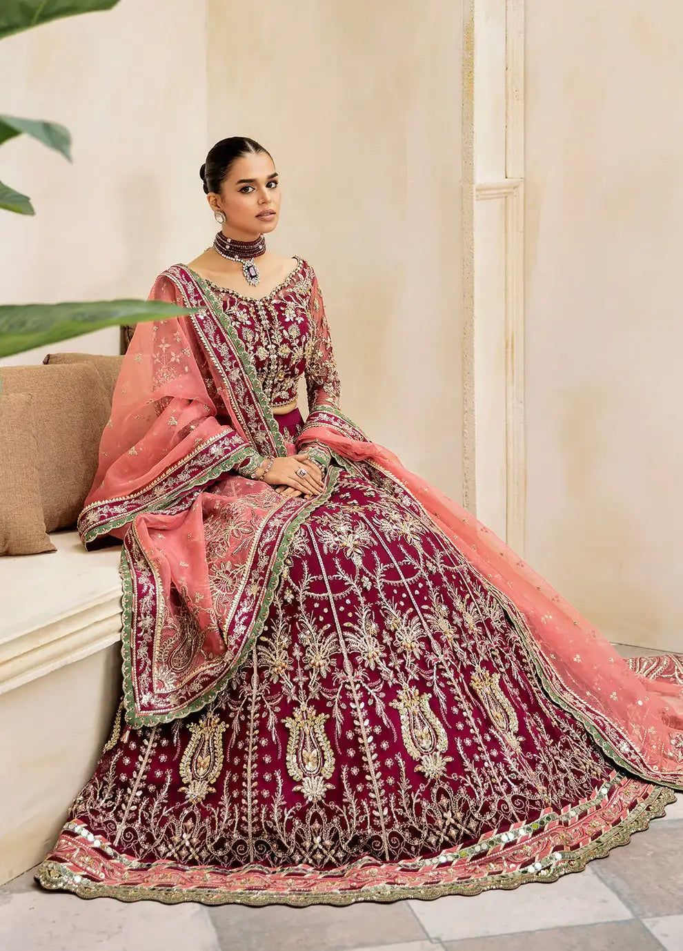 Gulaal | Wedding Formals | Ashmiza GL-WS-23V1-36 - Official Gulaal - Agha Fabrics UK
